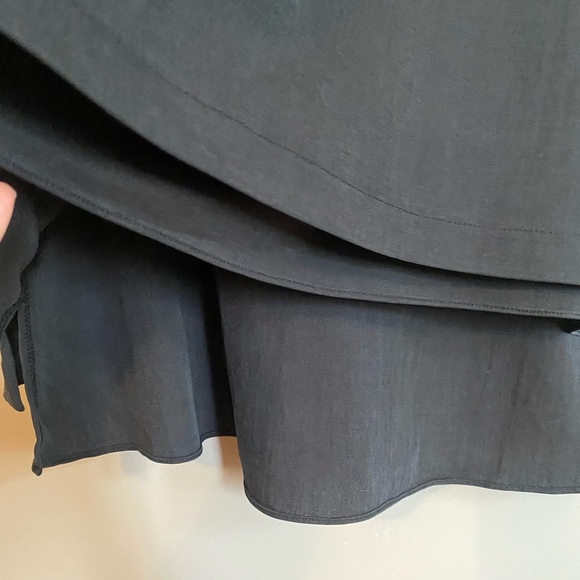 Reiss Wool & Cotton Blend Layered High Low Top Size M - Picture 3 of 11